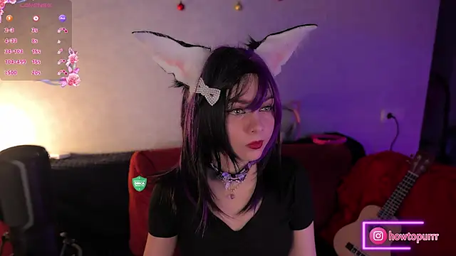 Snapshot of How2Meow chatting on March 2025 05:50:02 PM How2Meow online show from March 2025 05:50:02 PM