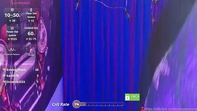 Snapshot of CrossyAayesha chatting on September 2025 06:07:01 PM CrossyAayesha online show from September 2025 06:07:01 PM