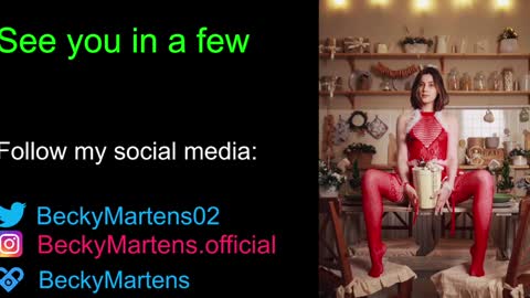 BeckyMartens come join me on    while im offline here  online show from December 2024 02:56:02 AM