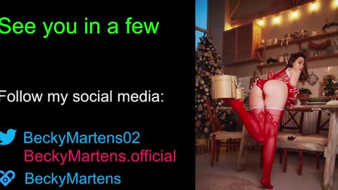 BeckyMartens come join me on    while im offline here  online show from January 2025 01:00:01 AM