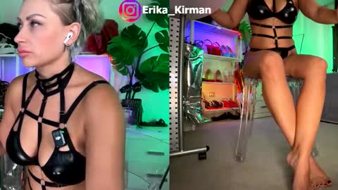 Snapshot of erika_kirman chatting on September 2025 11:00:01 AM Erika online show from September 2025 11:00:01 AM