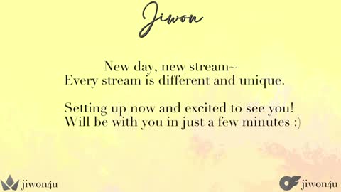 Jiwon online show from January 2025 12:04:02 PM