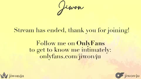 Jiwon online show from February 2025 07:42:01 PM