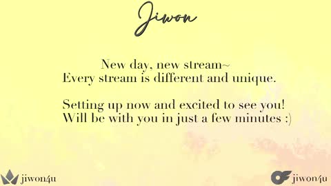Jiwon online show from February 2025 01:29:01 PM