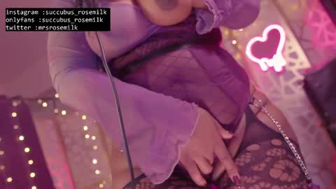 Snapshot of succubus_rosemilk chatting on February 2025 02:47:02 AM Succubus RoseMilk online show from February 2025 02:47:02 AM