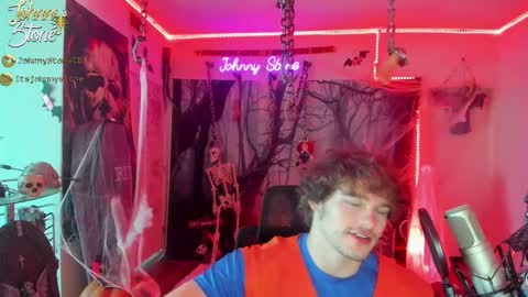Snapshot of thejohnnystone chatting on October 2025 12:09:02 AM Johnny Stone online show from October 2025 12:09:02 AM