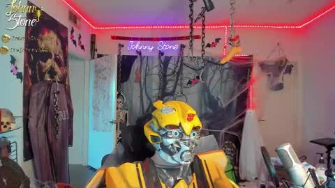 Snapshot of thejohnnystone chatting on October 2025 12:12:02 AM Johnny Stone online show from October 2025 12:12:02 AM