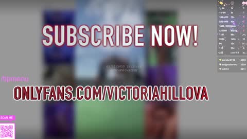 Victoria Hillova online show from January 2025 03:22:02 PM