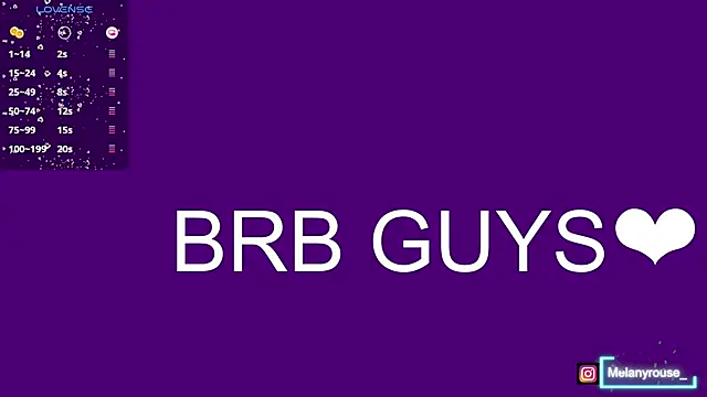 melanyrouse1 online show from January 2025 11:45:02 PM