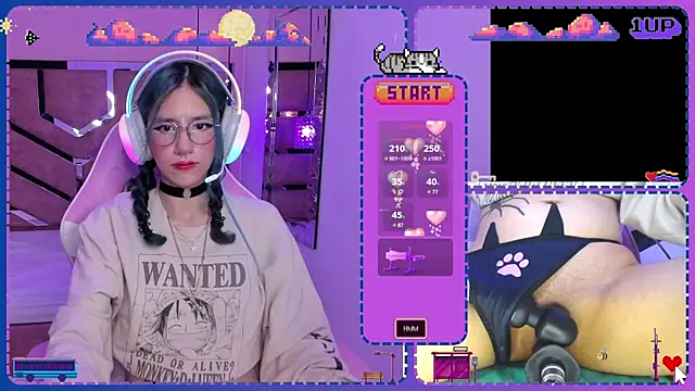 Snapshot of AriDawson chatting on March 2025 12:50:02 PM AriDawson online show from March 2025 12:50:02 PM