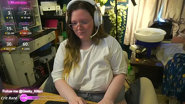 Geeky Kitten online show from September 2025 03:01:02 PM