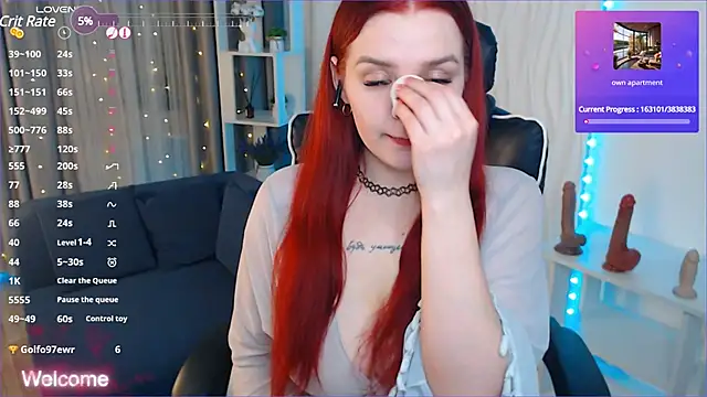 RedPeach online show from January 2025 06:44:01 PM
